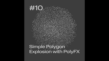 Cinema 4D Quick Tip #10 - Simple Polygon Explosion with PolyFX Effector