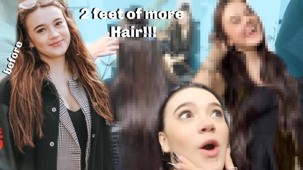 Мой опыт наращивания волос за 3000 долларов в салоне красоты LA Celebrity! (Мэдисон Бир, Тейлор С...