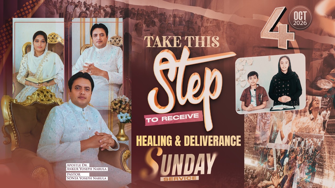 💫 SUNDAY BAPTISM DAY CELEBRATION MEETING। 04-10-2026 💫 #live   @Ankur Narula Ministries   ​