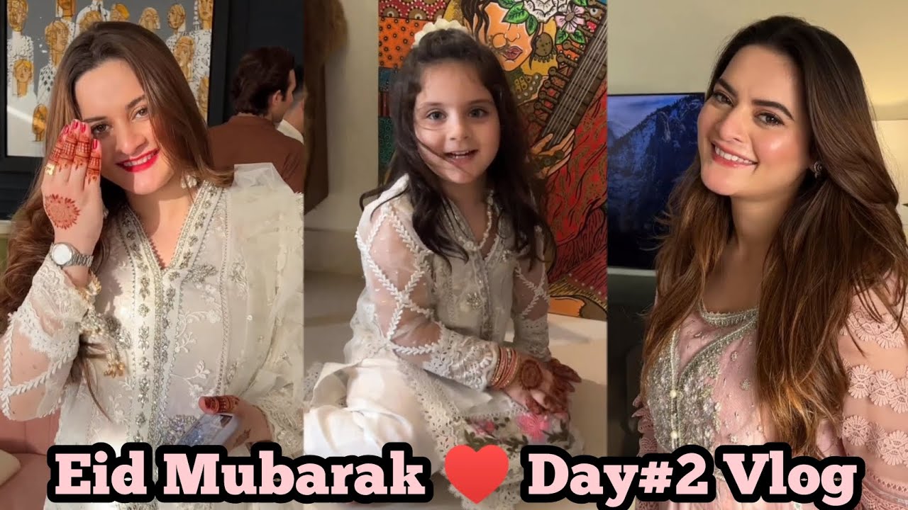 All Pakistani Actress & Actors Eid Second Day VLOG....! ✨♥️