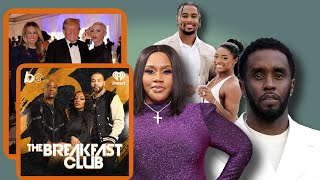 Simon Biles protects her prize, The Breakfast Club, Kelly Price prays for Diddy but not the victims