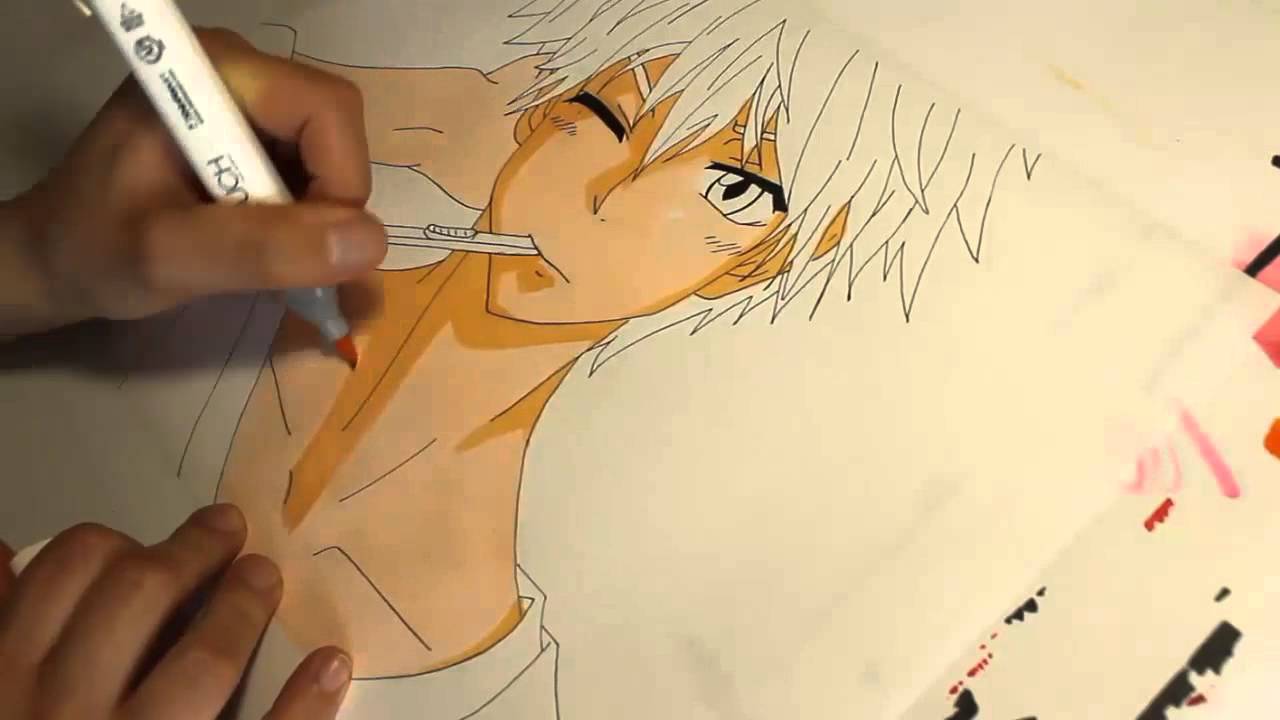 Drawing Usui Takumi from Kaichou wa Maidsama YouTube
