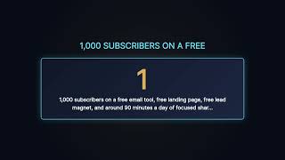 How to Get 1,000 Email Subscribers for Free in 2026 (Free + AI) | WAKIL.AI
