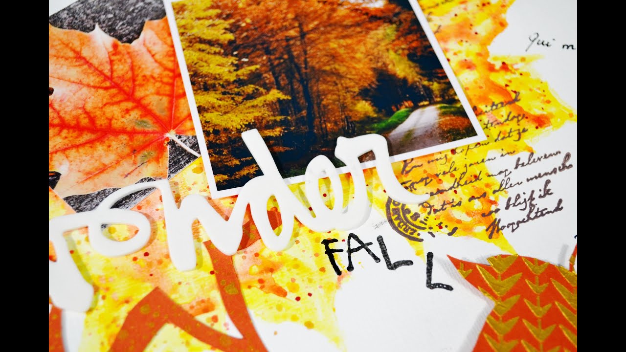 Scrapbooking mixed media - Wonder Fall camera iphone 8 plus apk