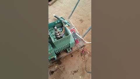 bitzer compressor mechanical side repair and check