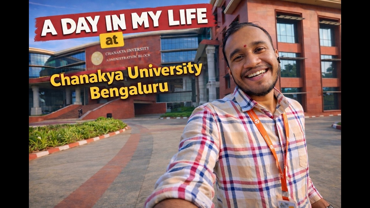 A Day in My Life at Chanakya University Bengaluru 🎓 | MCA Student Vlog