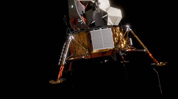 Apollo 15 Lunar Module Landing Gear Deployment Modeling  (A Blender Animation)