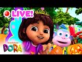 🎃 LIVE: Dora's Halloween Marathon! 👻 24/7 Scenes, Songs & Dances | Dora & Friends