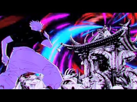 GOJO VS SUKUNA FULL FIGHT ANIMATION🥶INCLUDING ENDING SCENE#video 