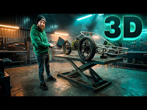 FRONT AXLE 3D PRINTED ON A 1953 TRIPORTER