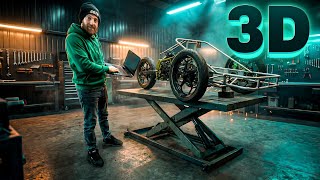 TRAIN AVANT IMPRESSION 3D SUR TRIPORTEUR 1953 