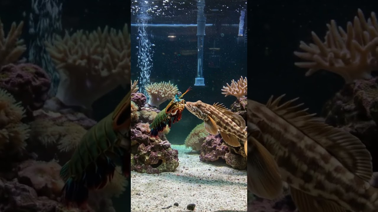 mantis shrimp vs Gurnard Fish 