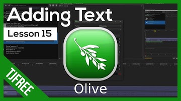 Olive Lesson 15  - Adding Text and Rich Text