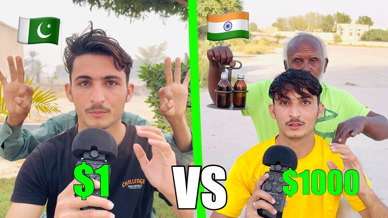 $1 Head Massage VS $1000 Head Massage [ASMR] 
