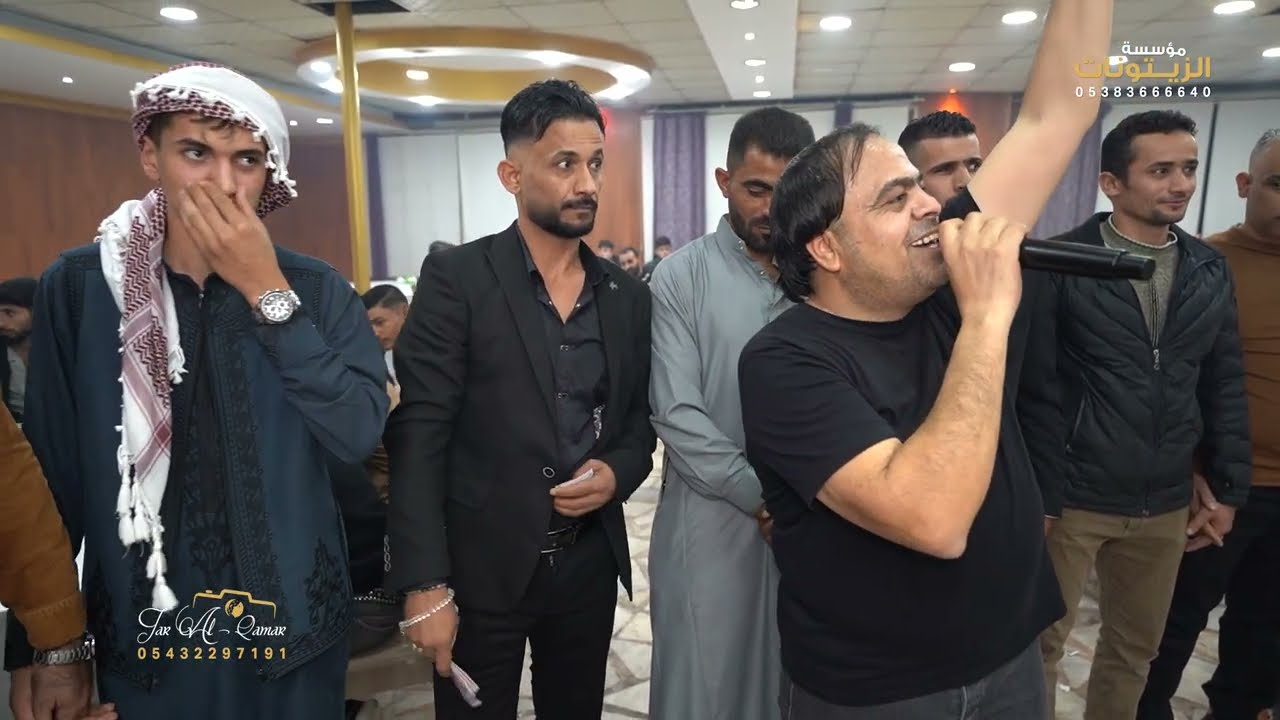 أفراح البو بطوش الغنيمات حفل زفاف العريس محمد أبو عبد أحيا الحفل الفنان خالد الجبوري ج2