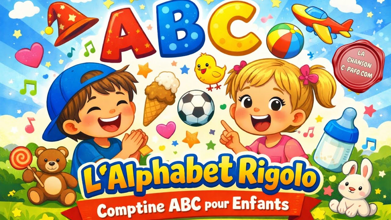 L’ALPHABET RIGOLO | Comptine ABC pour Enfants | Apprendre l'alphabet en s'amusant | Education