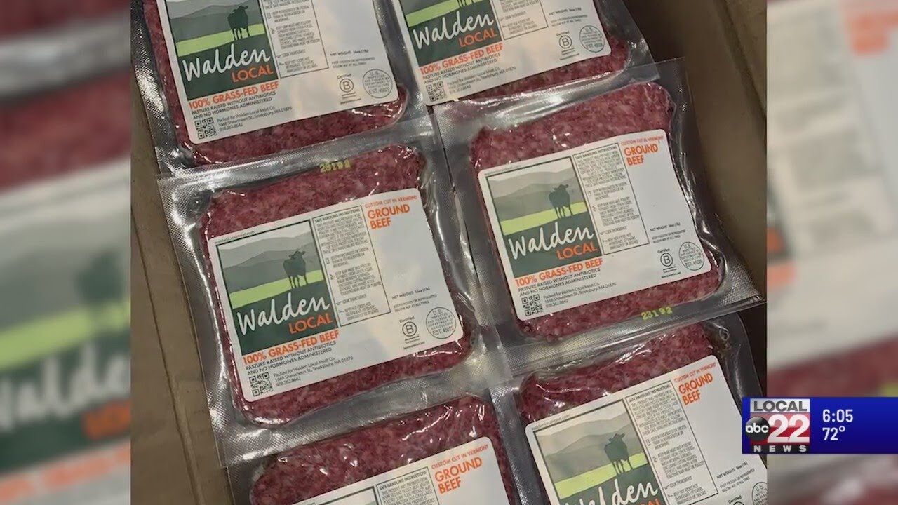 Company donates 500 pounds of meat to Vermont Foodbank