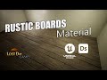 Make A Rustic Wood Board Material In Substance Designer, Apply it to a model, To Unreal Engine