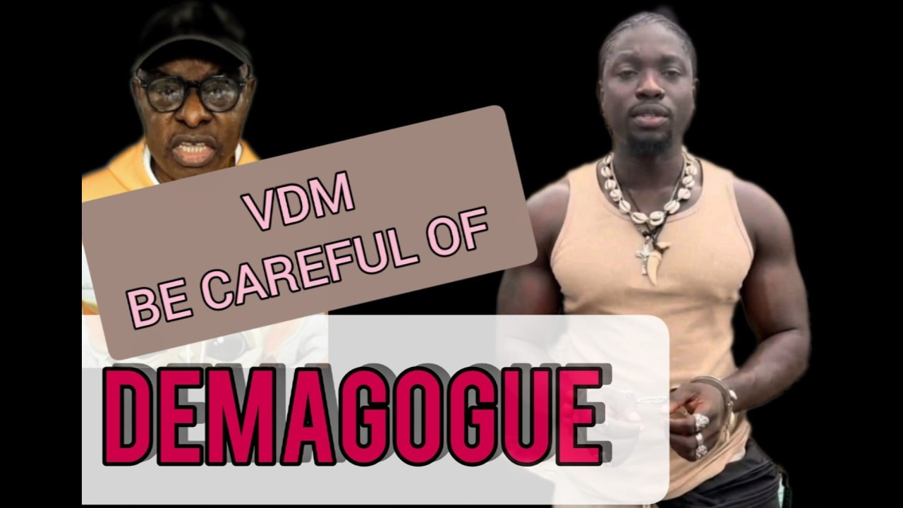 VDM Be careful of DEMAGOGUE