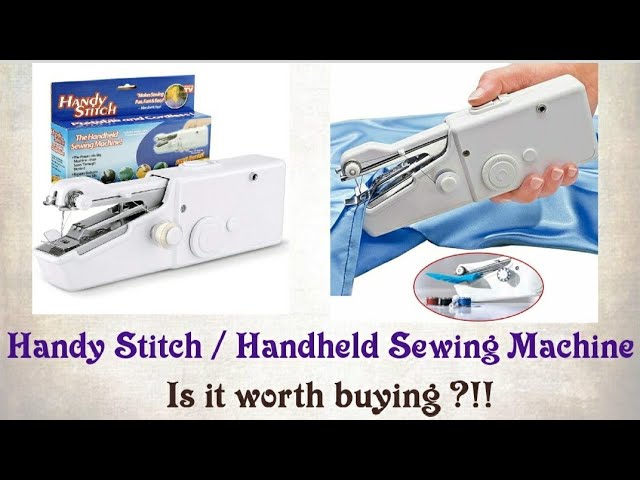 Handy Stitch, The Handheld Sewing Machine. Portable & Cordless. Battery  Powered.