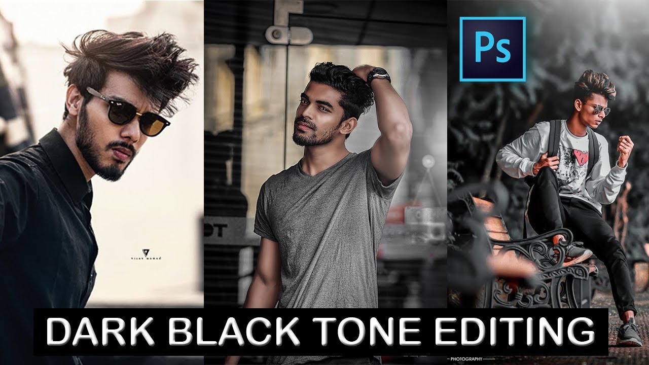 Dark Black Tone | Photoshop Editing Tutorial | Feat Edition