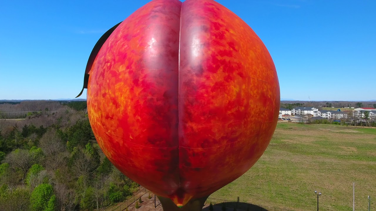 The Peach Water Tower at Gaffney SC YouTube