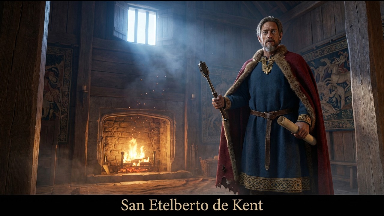 San Etelberto de Kent, el rey que se convirtió a la fe católica