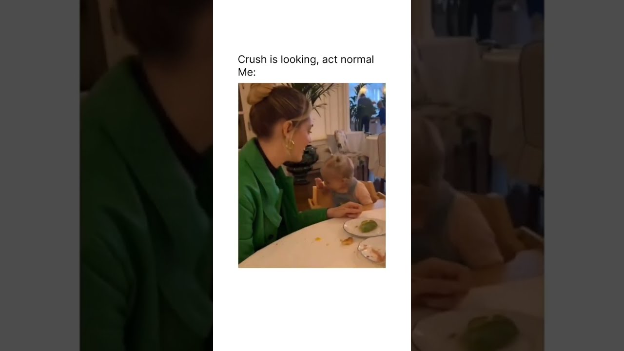 Flirty Baby Girl Has A Crush