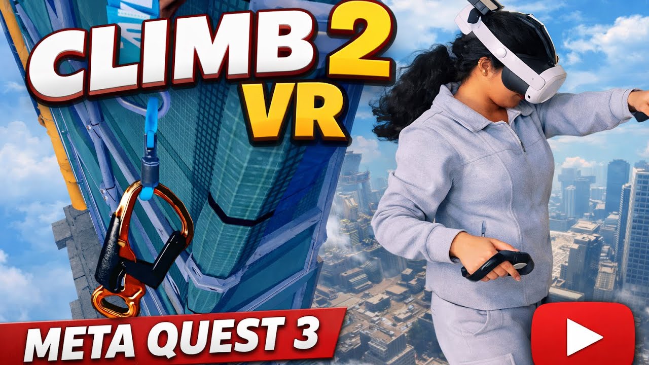 Scary sky scrapper climb| hardest climb | Meta quest 3 VR game