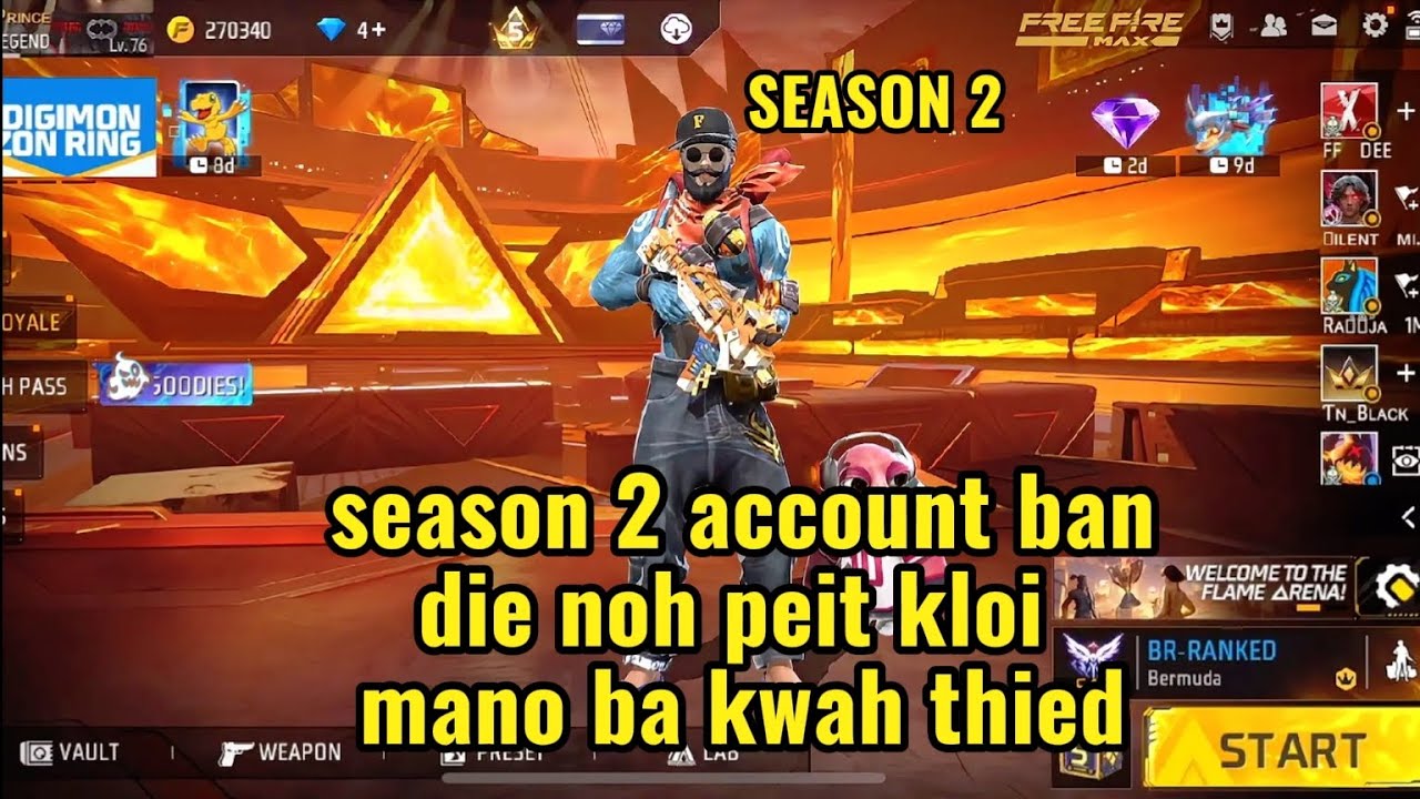 Season 2 account ban die noh mano ba kwah peit kloi paralok #khasi 