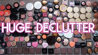 MAKEUP COLLECTION DECLUTTER | BLUSHES \& BRONZERS