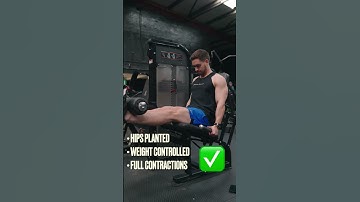 How To Do LEG EXTENSIONS Correctly ✅