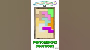 Not an image. #54 (Solution SETUP) Pentominoes Math Puzzle #mathchallenge #Shorts #puzzlegame