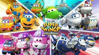 [Преобразование SuperWings!] Сборник преобразований команд миссии Superwings | команда супер крылья