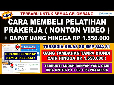 Gelombang 66❗CARA BELI PELATIHAN PRAKERJA 2024 ONLINE | CARA MEMBELI PELATIHAN PRAKERJA GELOMBANG 66