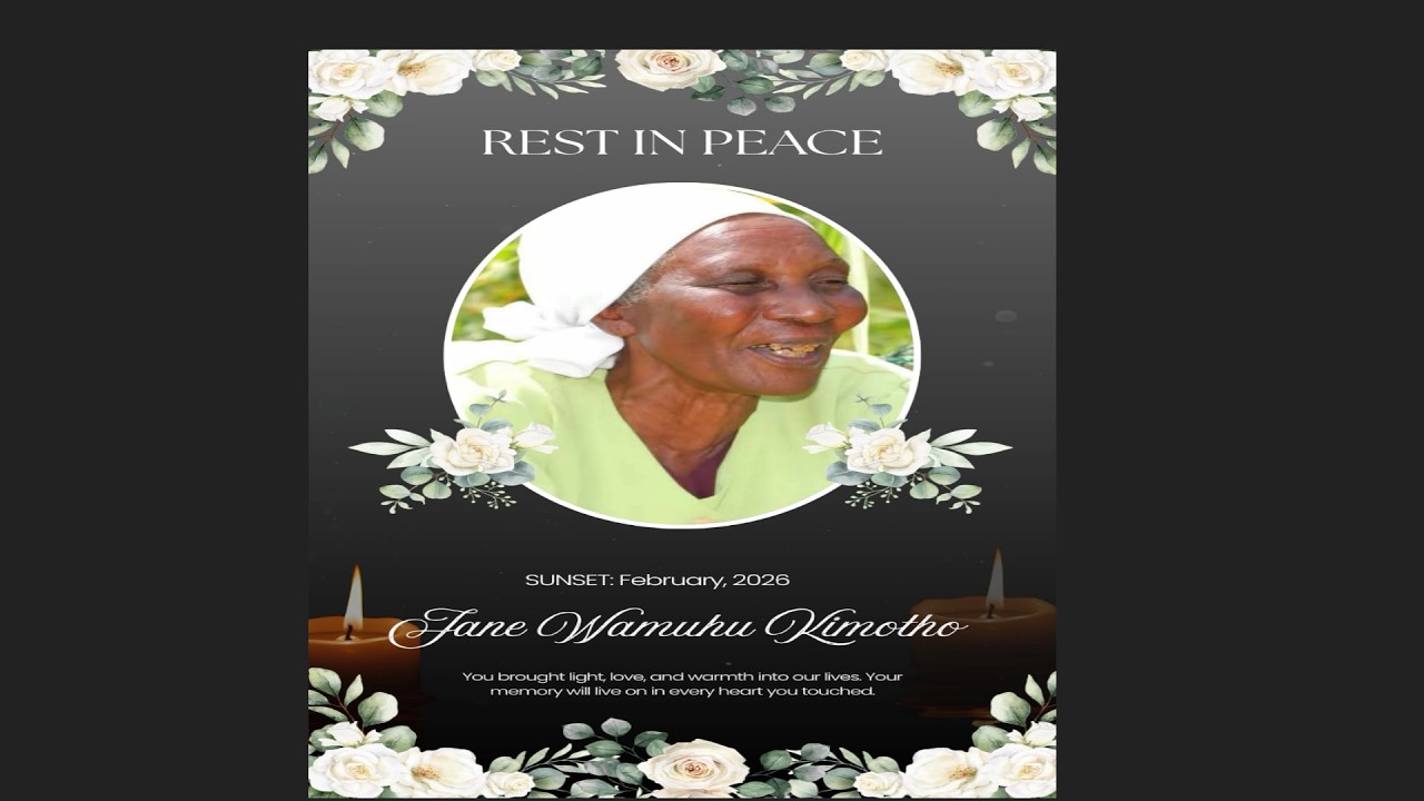 Celebrating The Life of Jane Wamuhu Kimotho