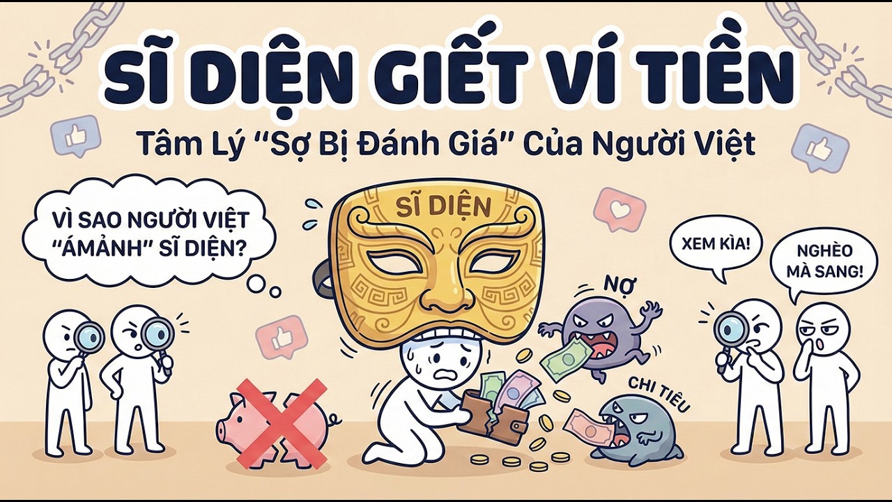 Sĩ Diện Làm Cạn Ví Tiền: Tâm Lý “Sợ Bị Đánh Giá” Của Người Việt