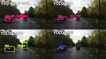 8K 4x YOLO (Tiny YOLO, VOC, COCO, YOLO9000) Object detection #10