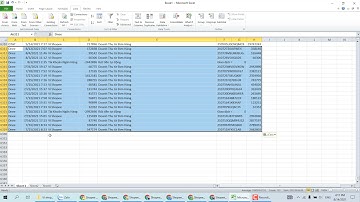 Cách chuyển dữ liệu từ file CSV về Excel