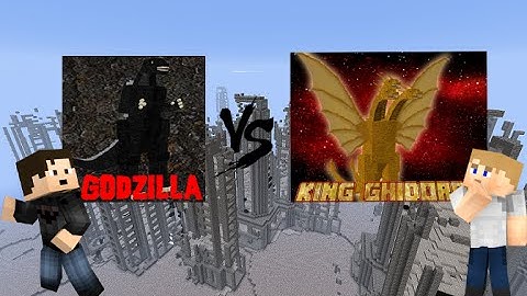 Minecraft Mob Battle: Godzilla vs. King Ghidorah