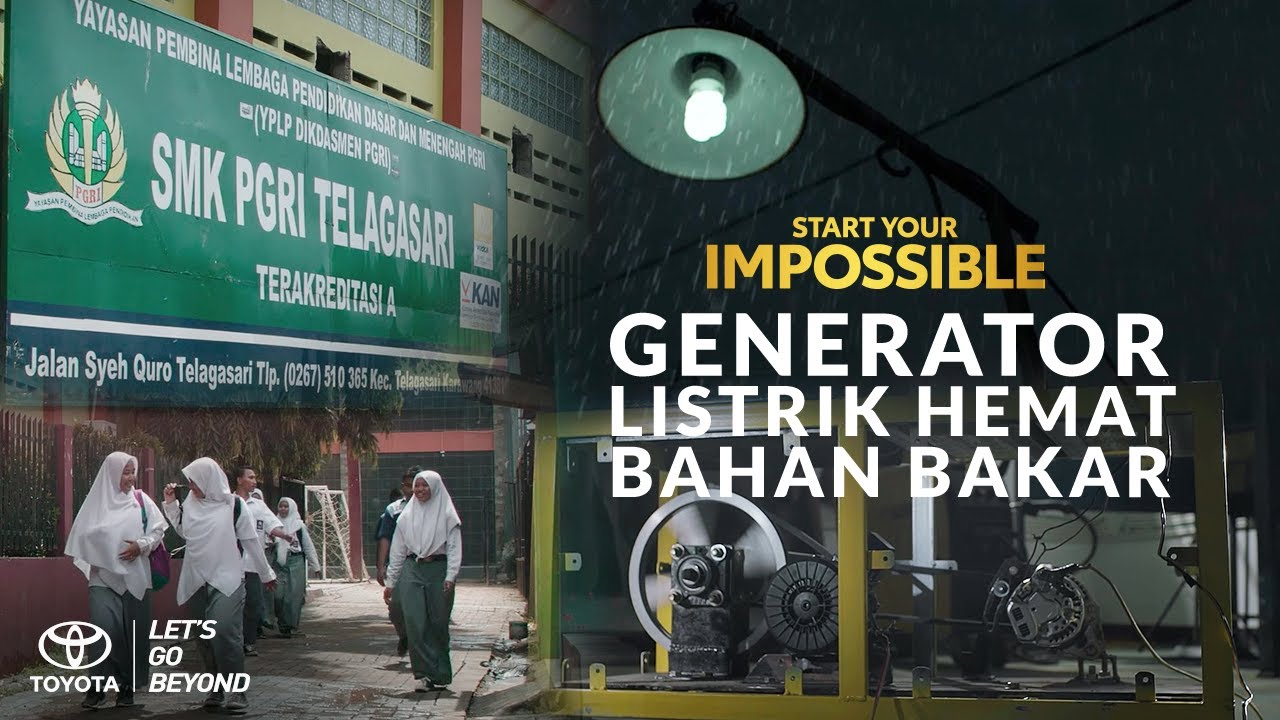 Generator Listrik Hemat Bahan Bakar dari SMK PGRI Telagasari - Start Your Impossible