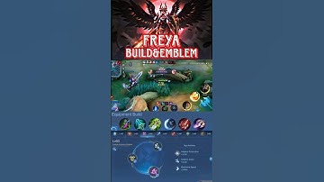 Freya Best Build And Emblem🔥#shorts #mobilelegends #mlbb #freyamlbb #freya #freyabestbuild #freyaml