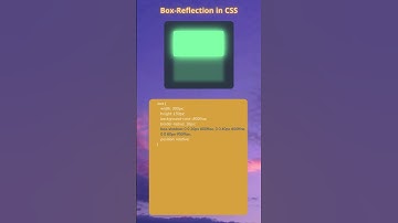 Box-Reflection in Css #coding #css #programming #html