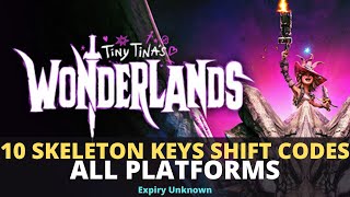 10 Skeleton Keys Tiny Tina's Wonderlands Shift Codes - Expires Unknown