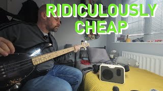 This cheap portable battery powered bass amp just blew me away