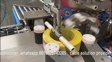 How to coil cable? Wire and cable solution automatic coiling machine