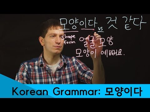 모양이다 - Intermediate Grammar | Korean FAQ