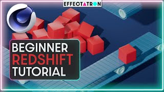 Beginner Tutorial- Conveyor Belt Scene C4D S26 + Redshift