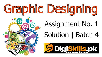 Digiskills Graphic Designing Exercise No. 1 Solution | Batch 4 | Study Planet