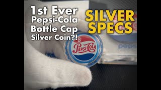 SILVER SPECS Pepsi Cola Bottle Cap Proof Coin
